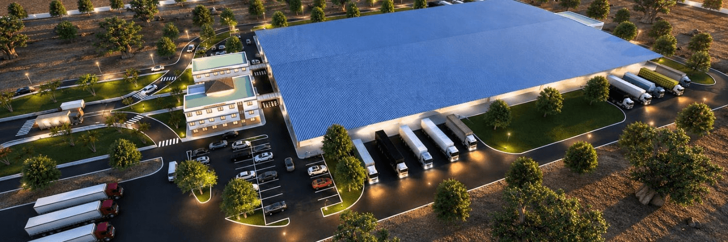 Perspective du futur parc agro-industriel SM10 AGRO